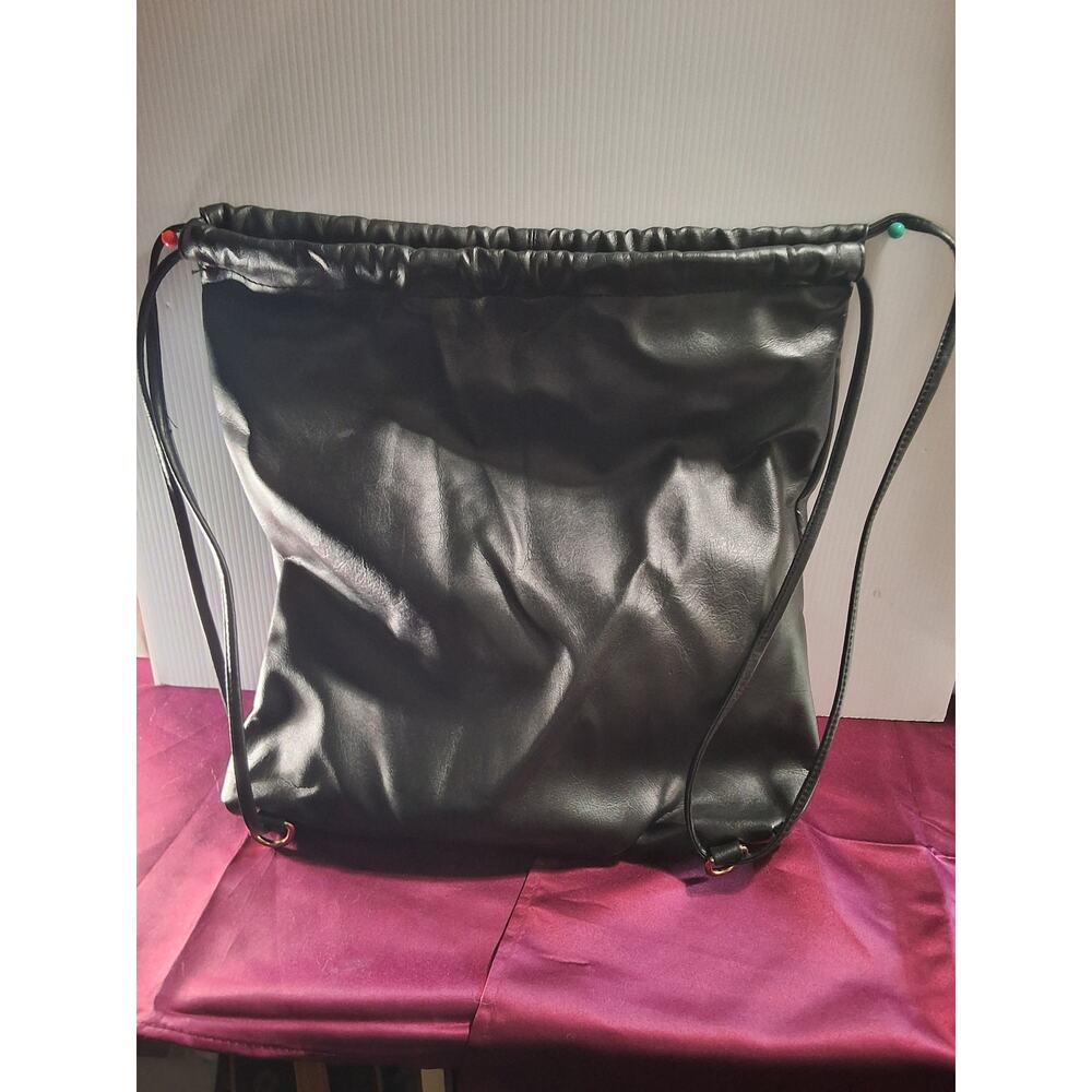 Rampage Draw String Backpack, Leather - image 7